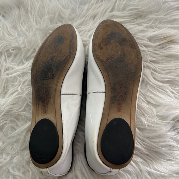 Karl Lagerfeld fat white doll shoes 37M size 7 - Picture 6 of 7